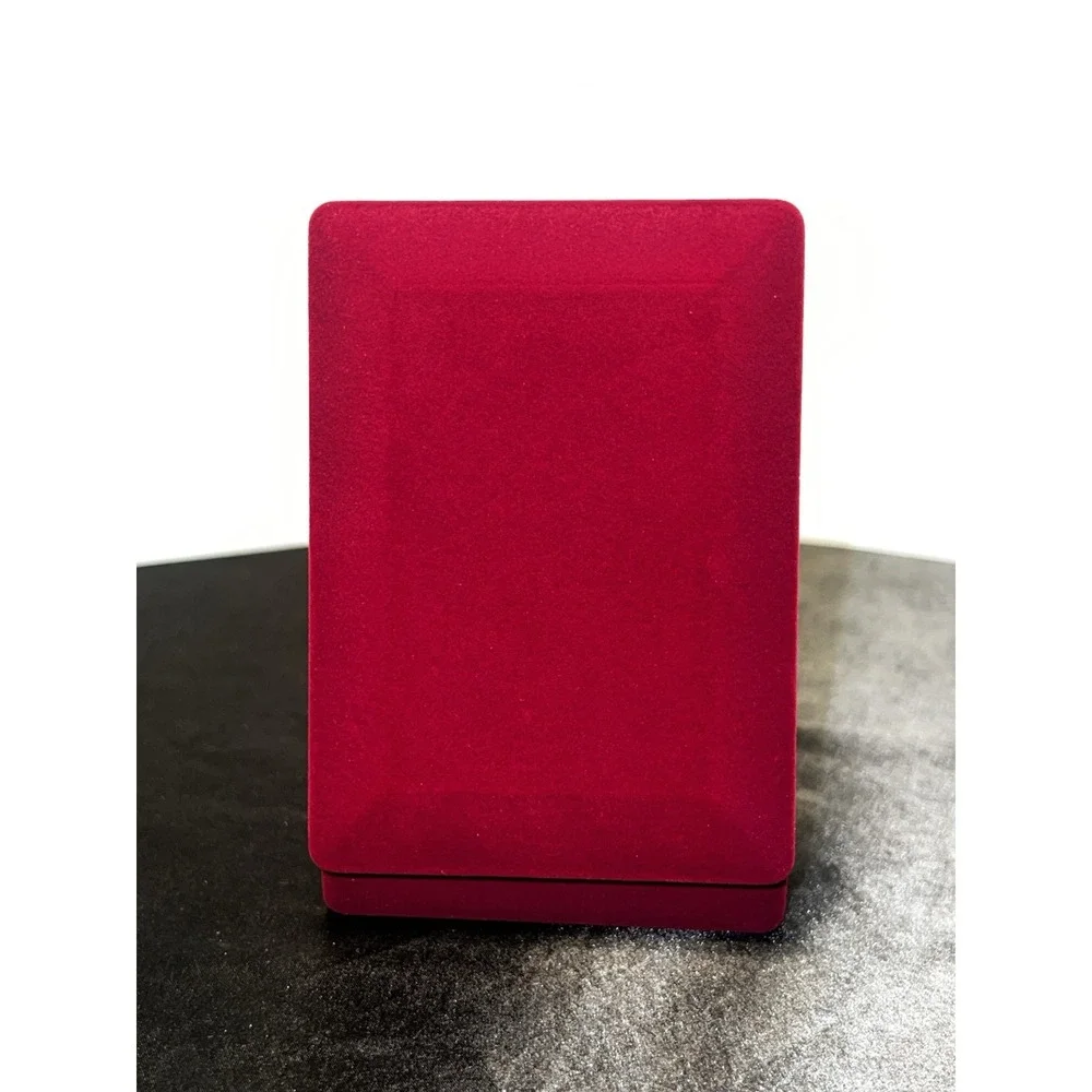 Brand New In Box Vintage Red Velvet Jewelry Presentation Box